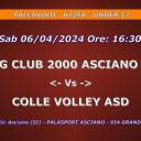 Anno 2023-2024 - PALLAVOLO - U12FA - UNDER 12 - SPORTING CLUB 2000 ASCIANO U12 (SU) - Vs - COLLE VOLLEY ASD - Sab 06/04/2024 Ore 16:30