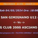 Anno 2023-2024 - PALLAVOLO - U12FA - UNDER 12 - APD SAN GIMIGNANO U12 (SU) - Vs - SPORTING CLUB 2000 ASCIANO U12 (SU) - Sab 04/05/2024 Ore 18:00