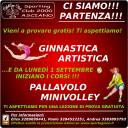 Anno 2025-2026 - Ginnastica Artistica, Pallavolo, Minivolley - Inizio Attività Sportiva - lunedì 01 settembre 2025