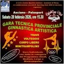 Anno 2025-2026 - GARA TECNICA PROVINCIALE DI GINNASTICA ARTISTICA - Palasport Asciano - 28 febbraio 2026
