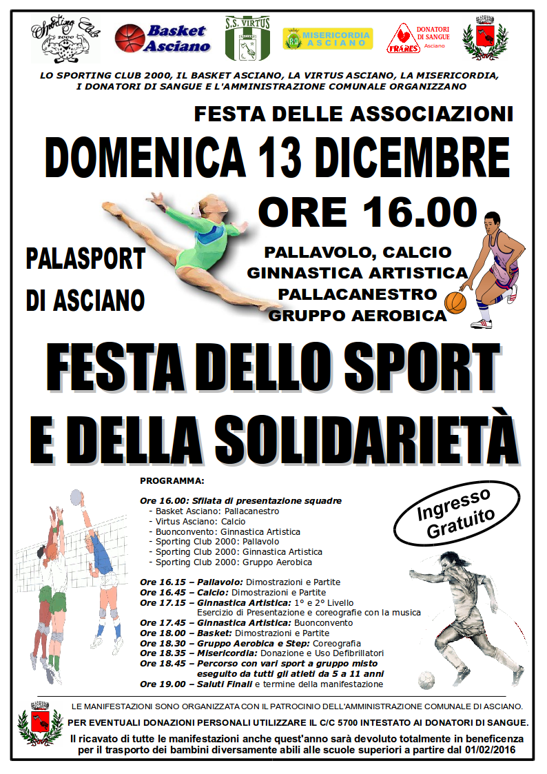 FestaDelloSportingSolidarieta Volantino Dom13dic2015