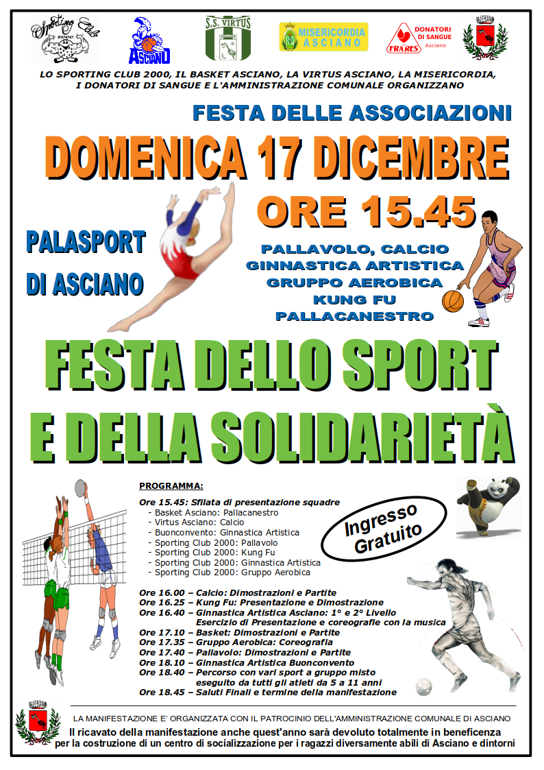 FestaDelloSportingSolidarieta Volantino Dom17dic2017