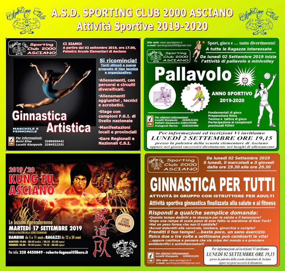 SportingClub2000 TutteAttivita LocandinaEventoFacebook 1000x840px 17.59x25.40cm Settembre2019