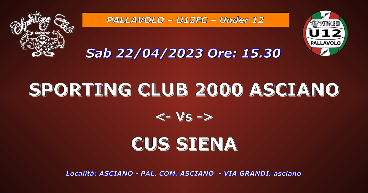 CalendarioGare U12FC Eventi Facebook 794x416px 21x11cm Unito 12