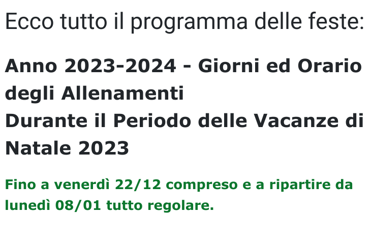 ProgrammaAllenamenti