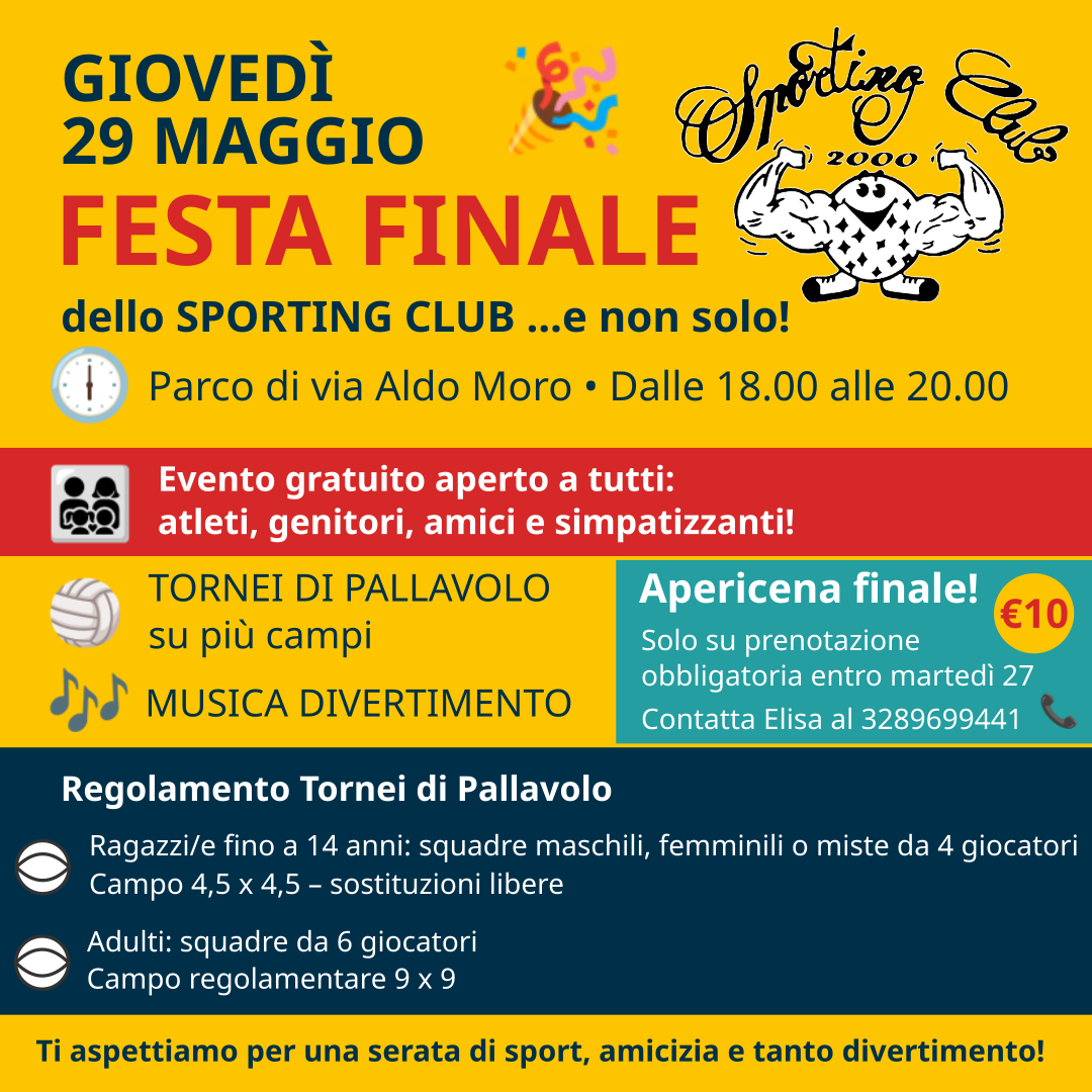 Festa SportingClub Flyer