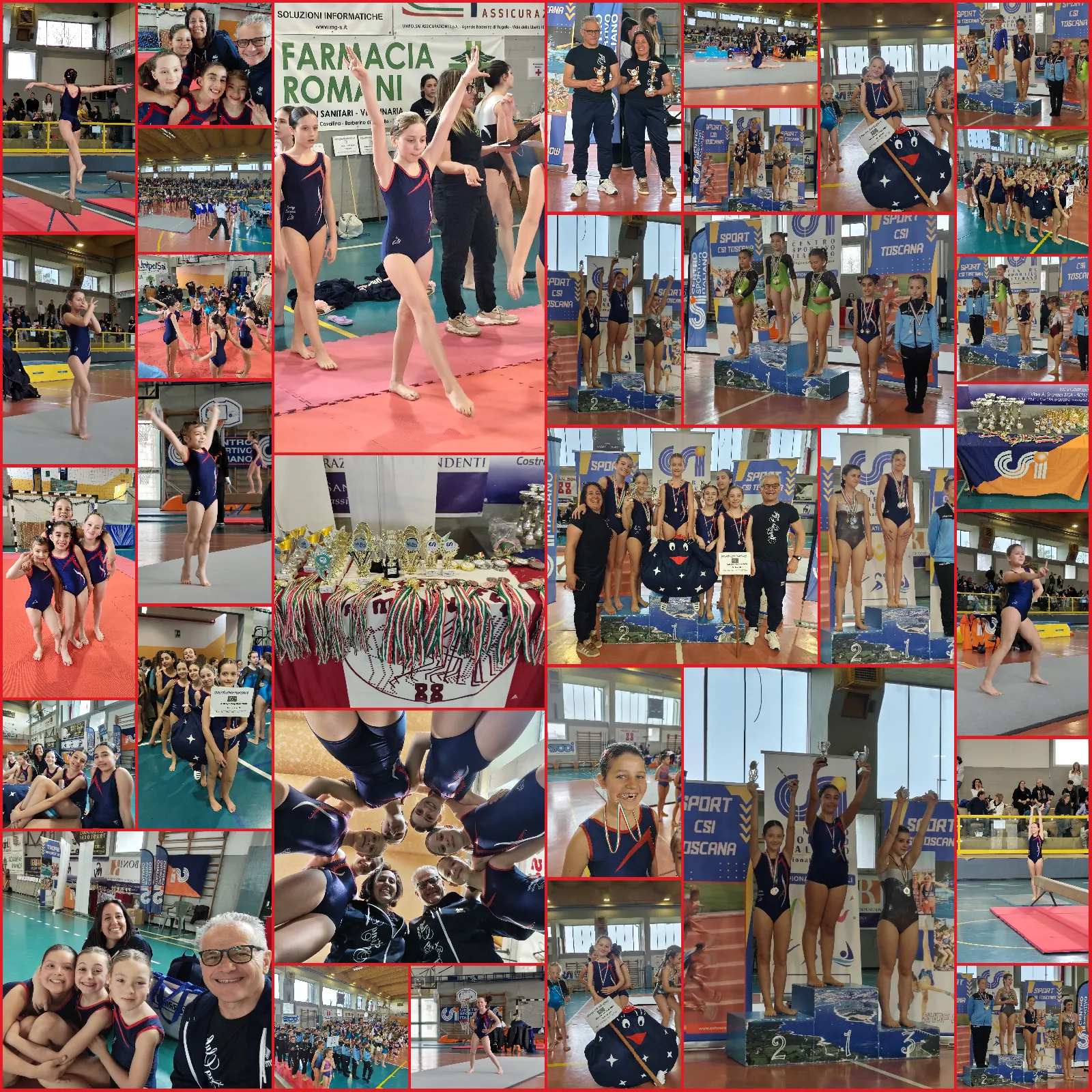 Photocollage Foto Whatsapp Ginnastica Artistica 4a Tappa Circuito Nazionale BarberinoDiMugello 12apr2026 02