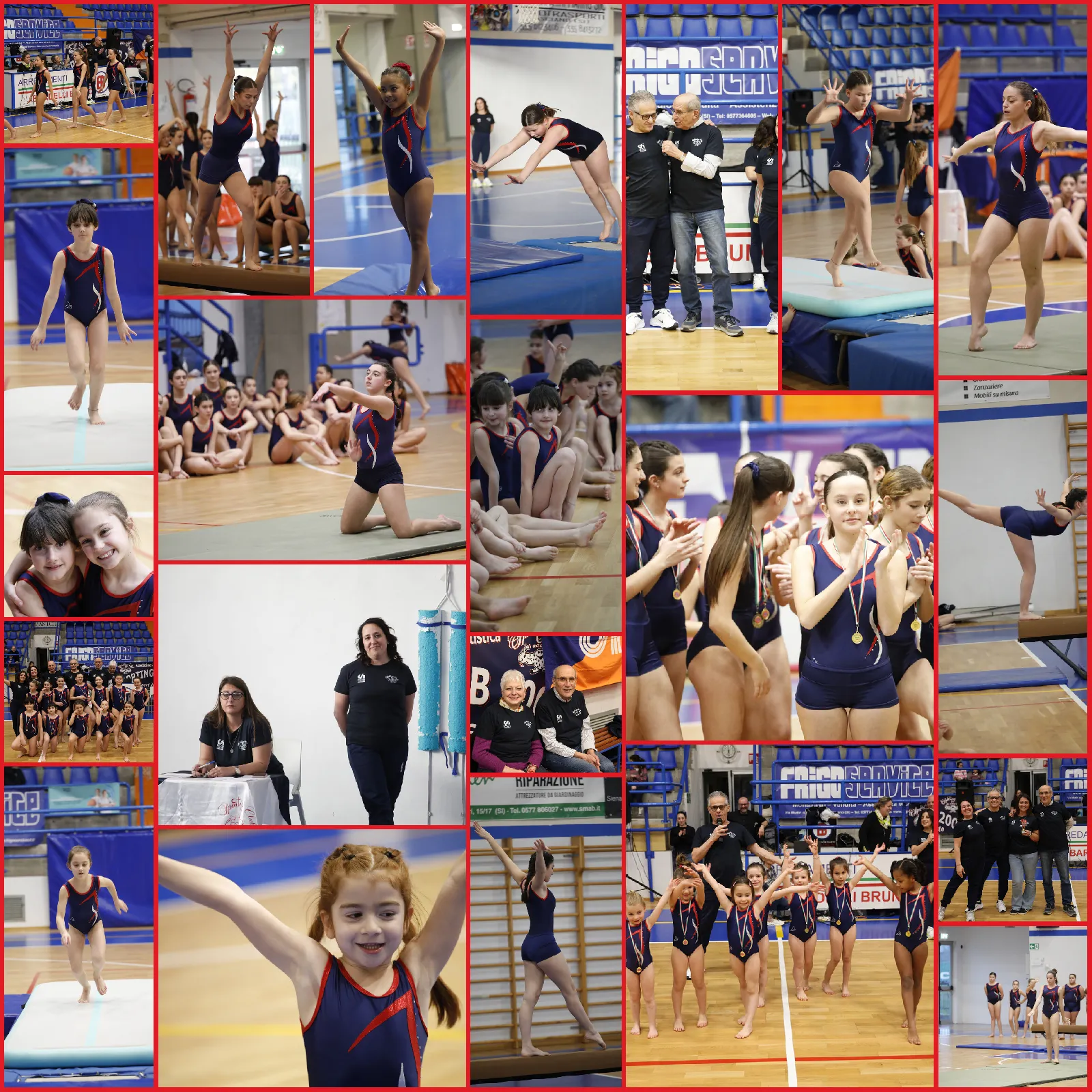 Photocollage Foto GinnasticaArtistica GaraProvinciale 28feb2026