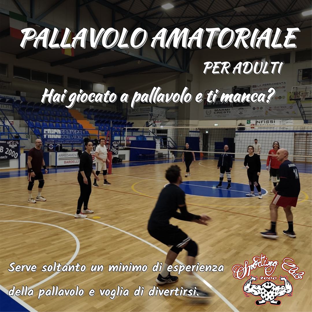 PallavoloAmatorialePerAdulti LocandinaEventoFacebook 1080x1080px Aprile2026
