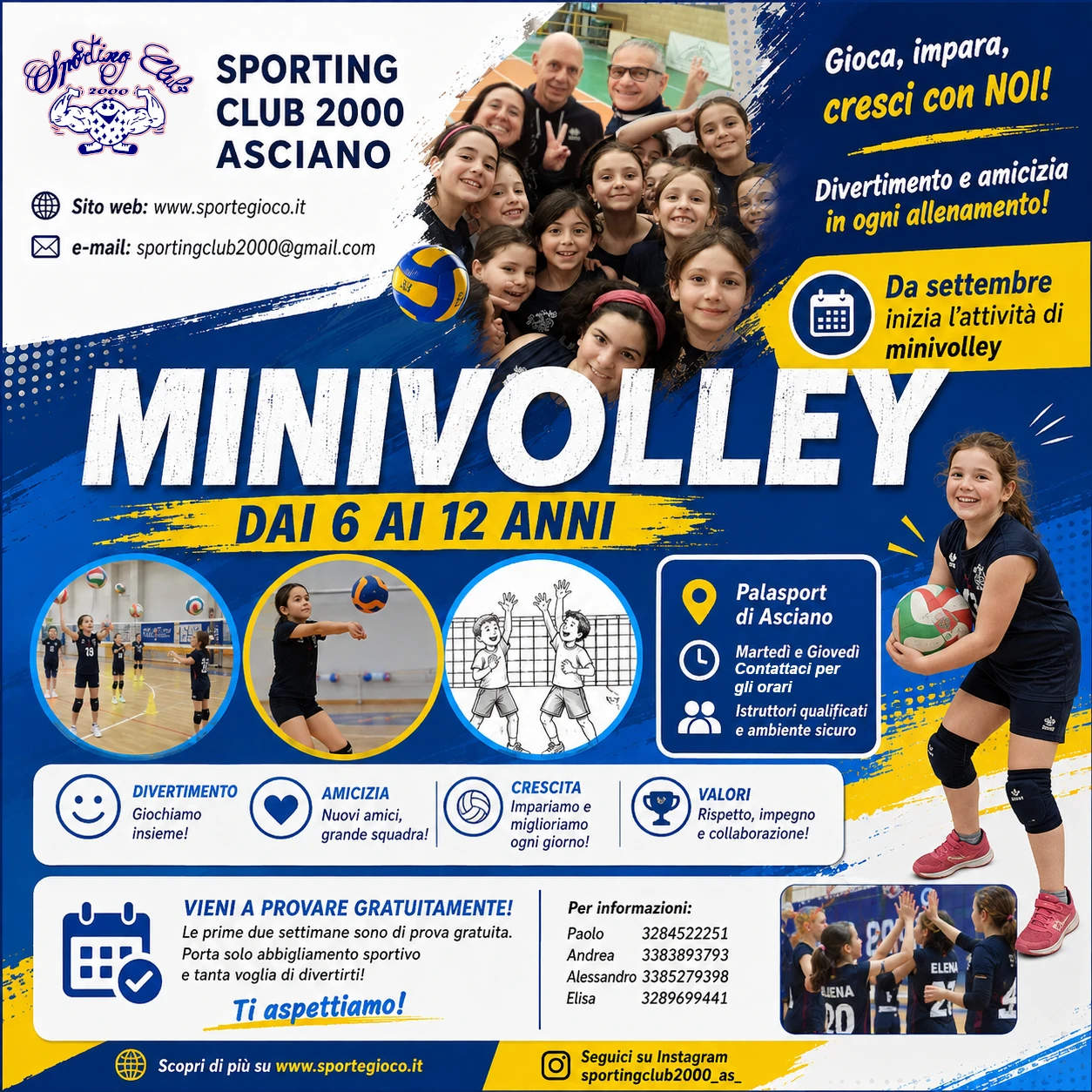 Minivolley e Pallavolo