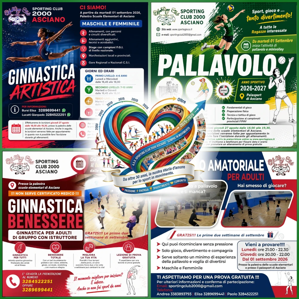 Sporting Club 2000 Tutte le Attività Sportive